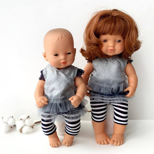 Clothes set for Miniland 15" doll (set 9)