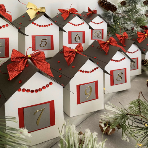 DIY Advent calendar kit Christmas village 35-31