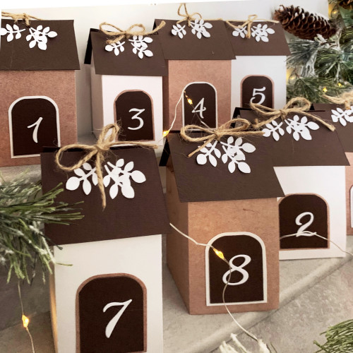 DIY Advent calendar kit Christmas village 36-31