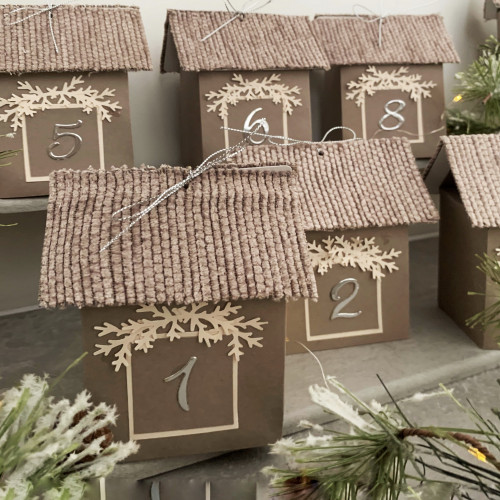 DIY Advent calendar kit Christmas village 38-31