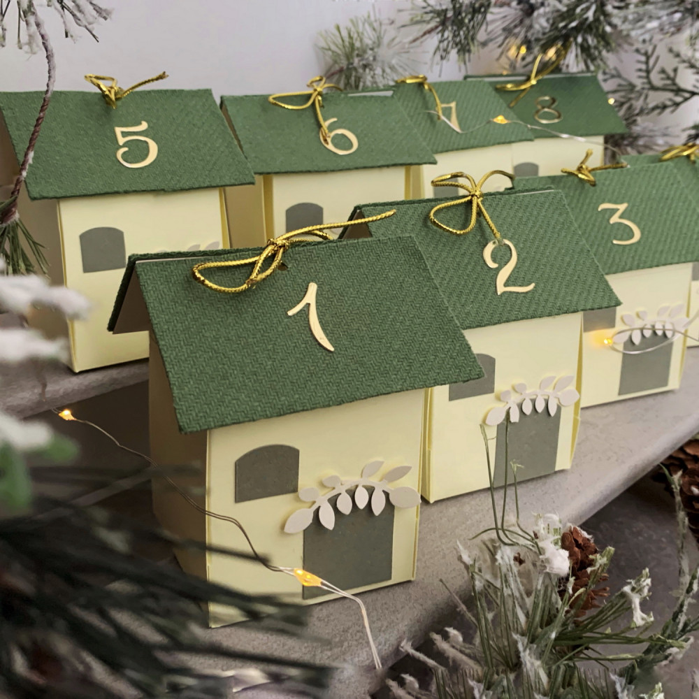 DIY Advent calendar kit Christmas village 27-24