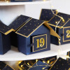 DIY Advent calendar kit Christmas village - navy blue - 31