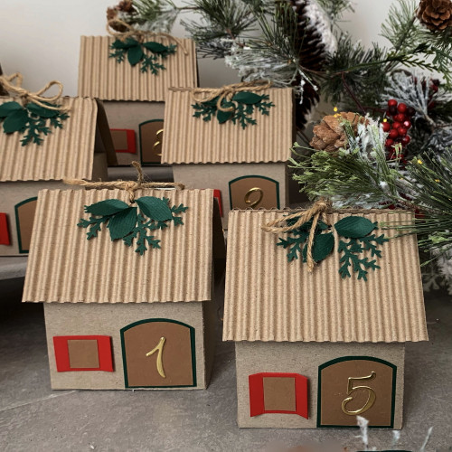 DIY Advent calendar kit Christmas village 25-24