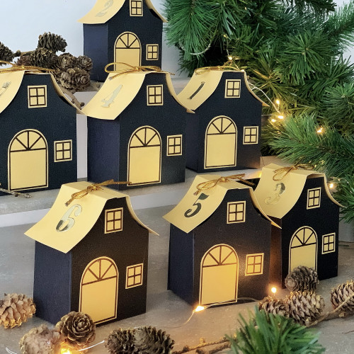 DIY Advent calendar kit Christmas village 14- 31