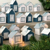 DIY Advent calendar kit Christmas village 6-31