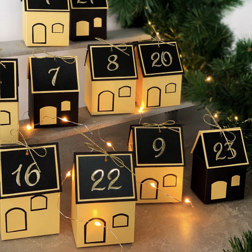DIY Advent calendar kit Christmas village 11-31