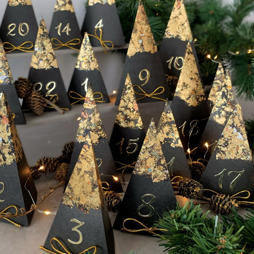 DIY Advent calendar kit - Christmas Trees 2- 24