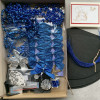 DIY Advent calendar kit - Christmas Trees blue 31