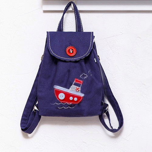 Applique backpack for children Nautical 3
