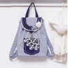 Linen backpack Shabby chic - Style 2