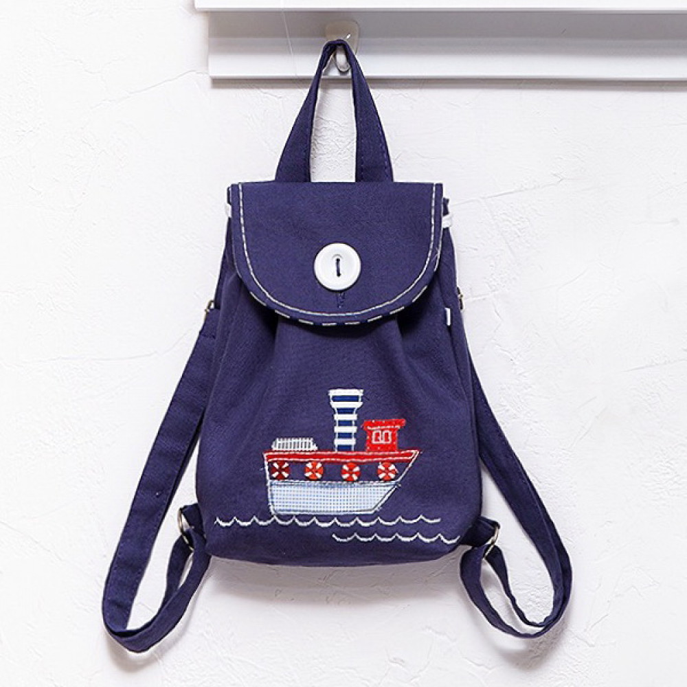 Applique backpack for children Nautical 1