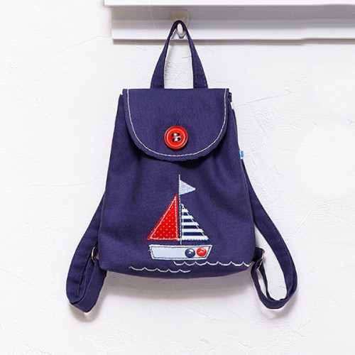 Applique backpack for children Nautical 4
