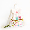 Applique backpack Owls (collection 1) - Style 7