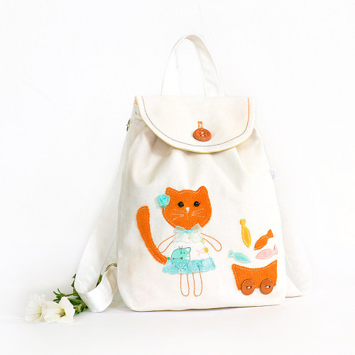 Applique backpack  Kittens (collection 1)