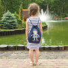 Drawstring backpack for girls (collection 1)