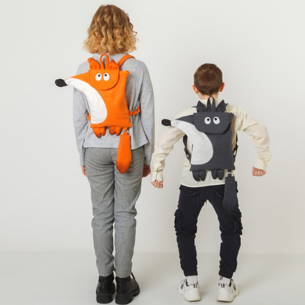 Handmade kids backpack for girls and boys Animals (collection 1)