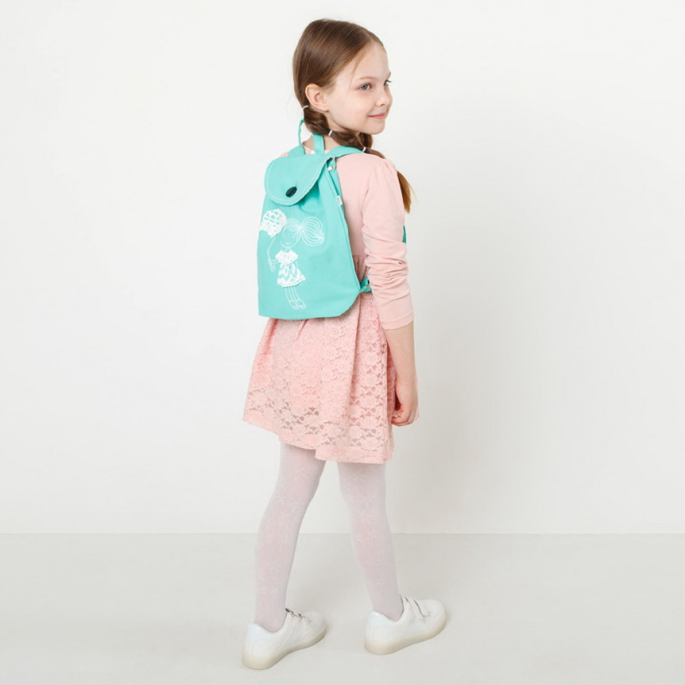 Backpack with embroidery Fashion lady (collection 1)