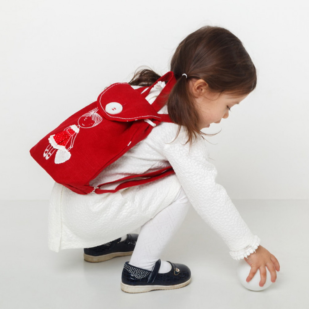 Backpack with embroidery Doll (collection 1)
