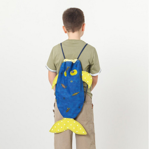 Handmade kids backpack Fish 5
