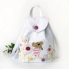 Embroidery kids backpack. Collection Mouse boy. - Style 5