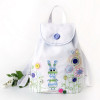 Embroidery kids backpack. Collection  Bunnies. - Style 2