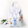 Embroidery kids backpack. Collection  Bunnies. - Style 9