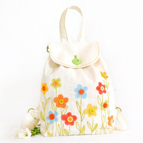 Backpack sewig kit Flowers