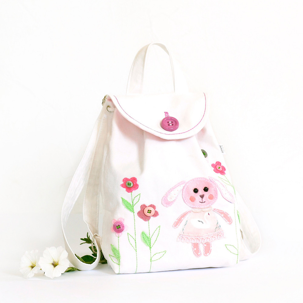Applique backpack Bunny (collection 1)