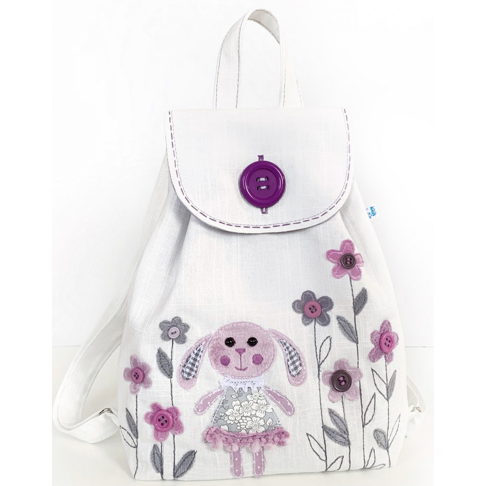 Girls Backpack sewing kit Bunny 18
