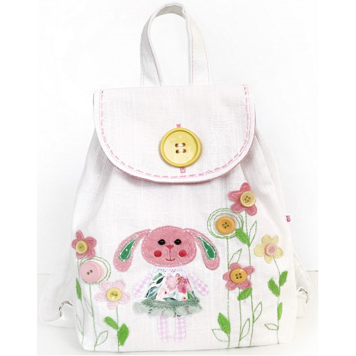 Girls Backpack sewing kit Bunny 15