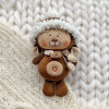 Bear in a hat with a pompon - 2 - Style 3
