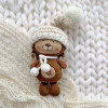 Bear in a hat with a pompon - 2 - Style 6