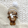 Bear in a hat with a pompon - 2 - Style 8