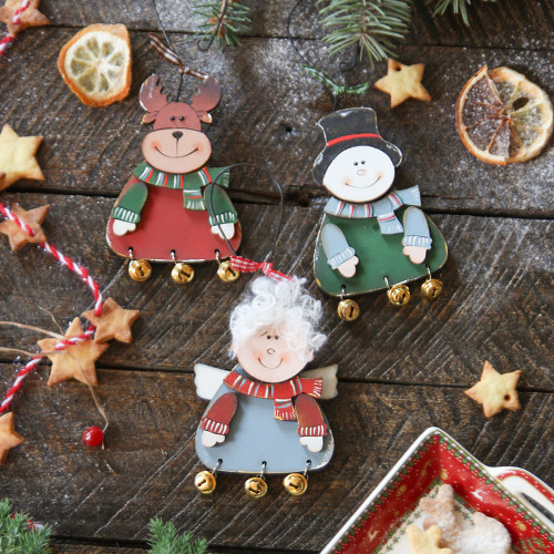 Christmas wooden ornaments - Winter Fairy Tale