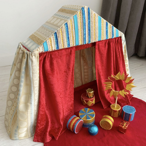 Handmade felt doll house - Circus 2.