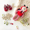 handmade baby sleep toy Ladybug