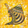 Fish, Snail, Turtle oil Painting on canvas - Style 2
