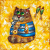Cat Sailor oil painting Kids bedroom painting - Style 1