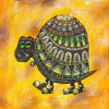 Turtle, Fish, Snail oil Painting on canvas - Style 1