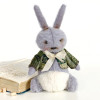 Shabby chic Teddy Bunny soft toy - Style 4