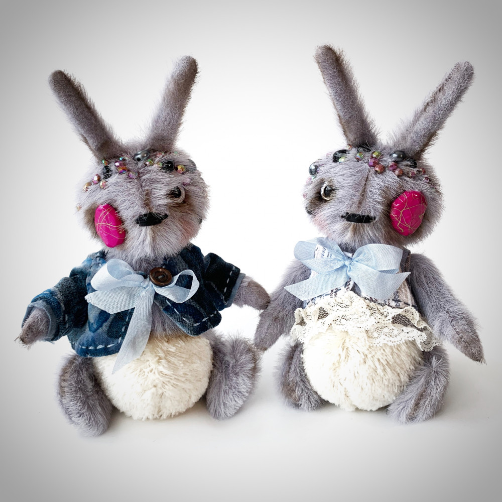 Soft toy Bunny - monster  21