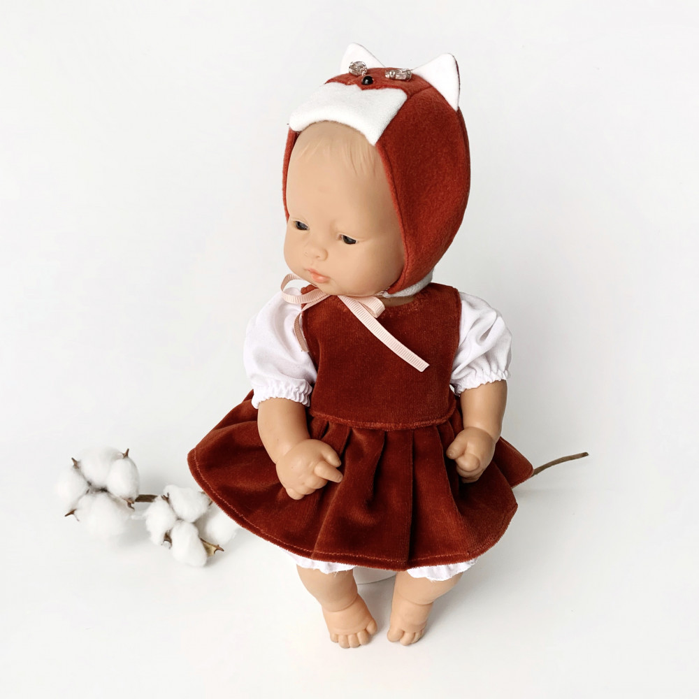 Комплект одягу для ляльки Minikane Paola Reina 13". Лиса (набір 25)